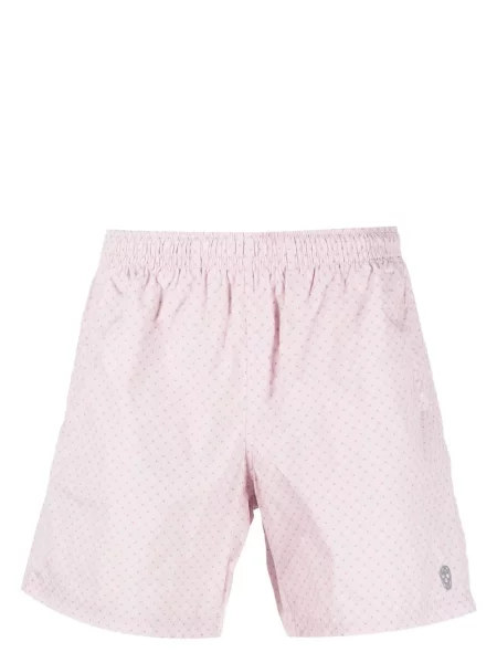 Spodní díl plavek Alexander Mcqueen s potiskem růžový