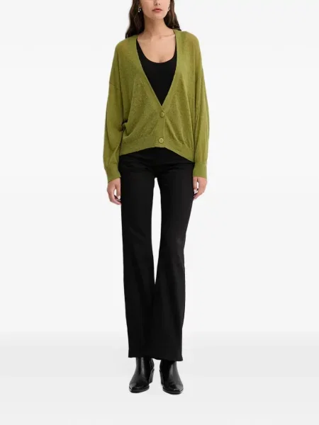Kardigan Benetton s V-izrezom zelena