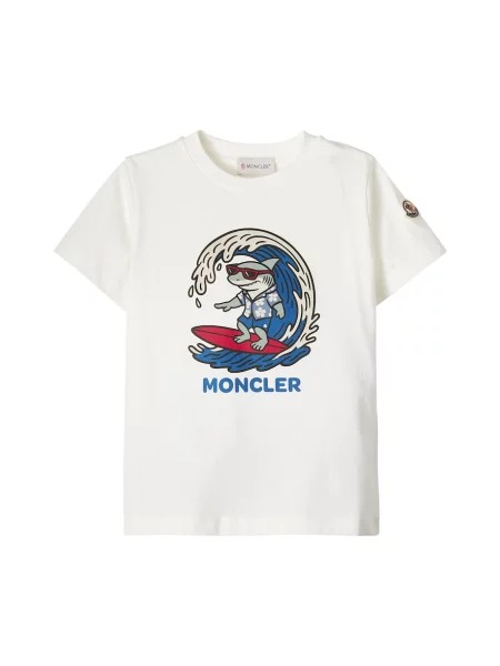 Gyerek póló Moncler Enfant fehér