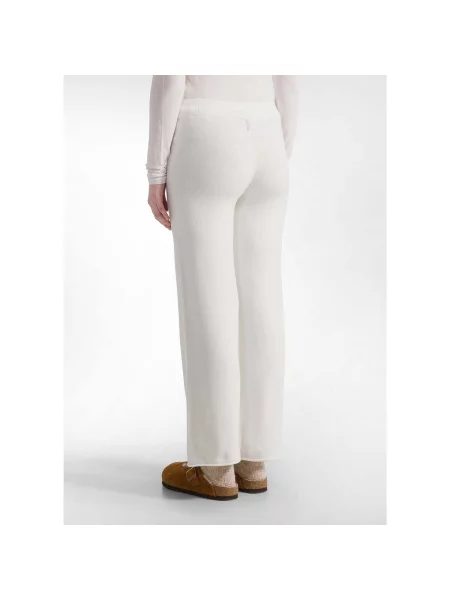 Pantaloni Deha tricotate alb