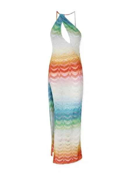 Kostiumas midi suknelė Missoni iki kelių balta