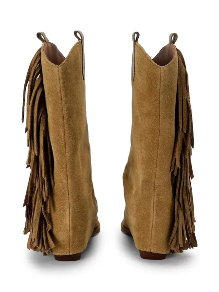 Кожаные ботинки Kurt Geiger London с бахромой