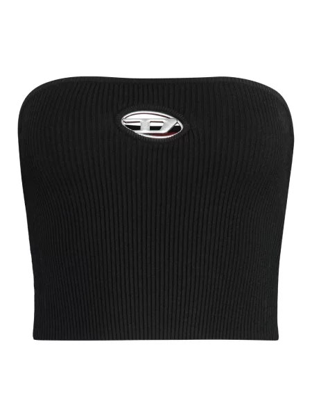 Top Diesel o krotszym kroju retro czarny