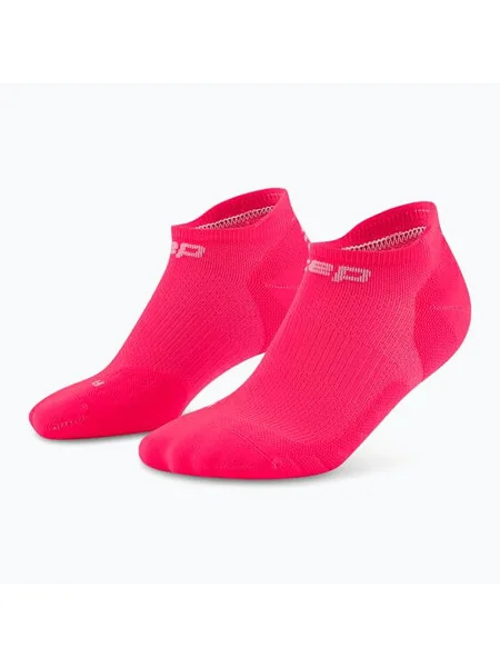 Kompresní ponožky CEP Run No Show pink