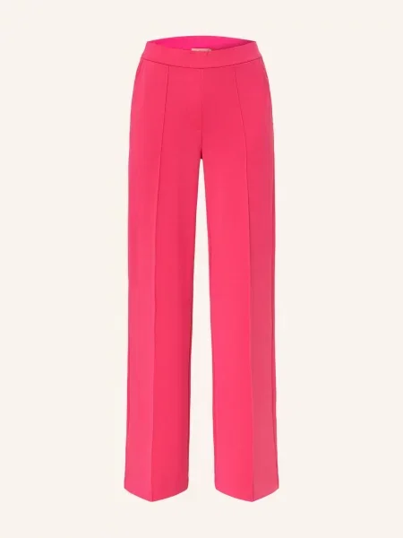 Smith & Soul Spodnie Z Materiału Typu Marlene pink różowe