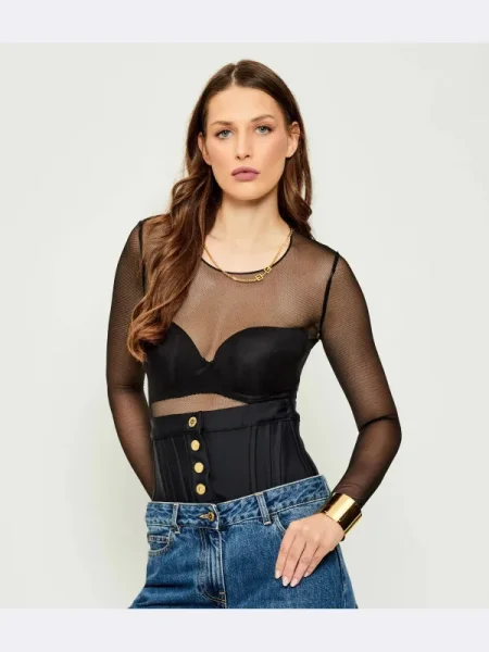 Elisabetta Franchi body uni negru