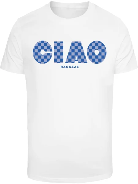 Mister Tee Tricou Ciao Girls bleumarin / albastru deschis alb