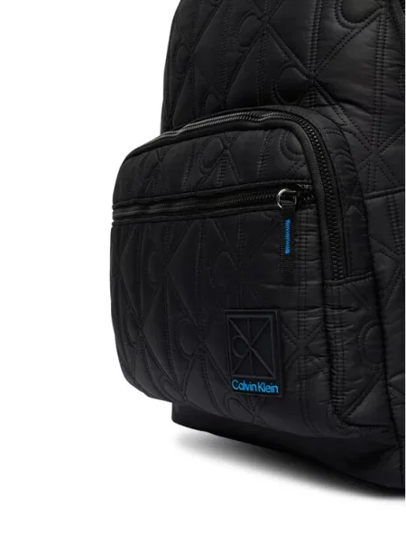 Calvin Klein Rucsac Emblem Aop Puffer Backpack negru