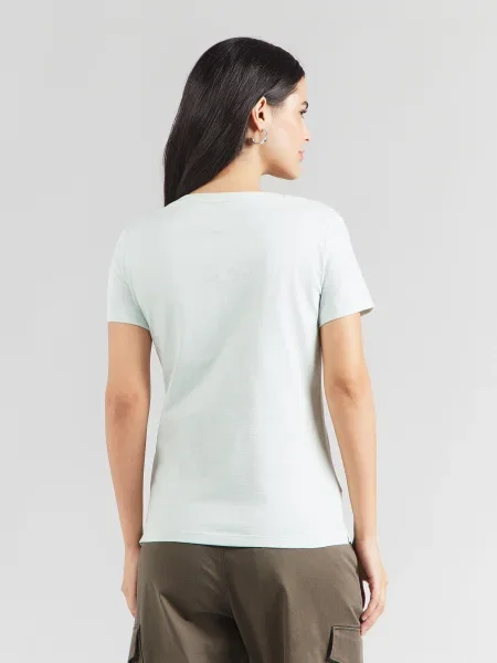 GUESS Tricou azuriu / roșu / negru verde
