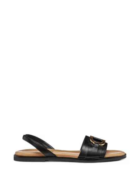 Sandale Geox cu cataramă slingback negru