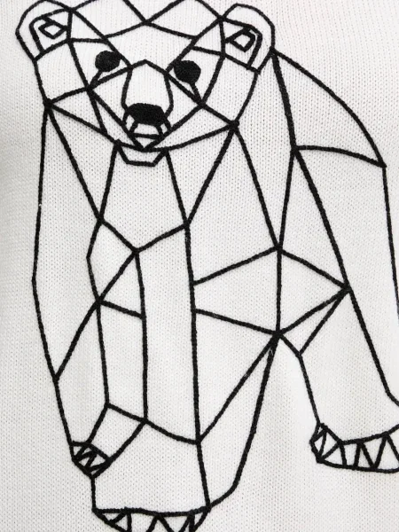 Pulover Ea7 Emporio Armani de lână alb