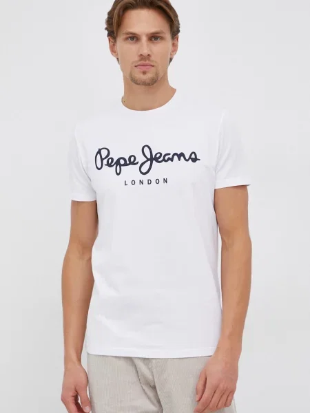 Tricou Pepe Jeans alb