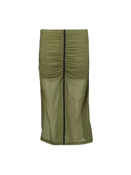 Przezroczysta spódnica Diesel zielona
