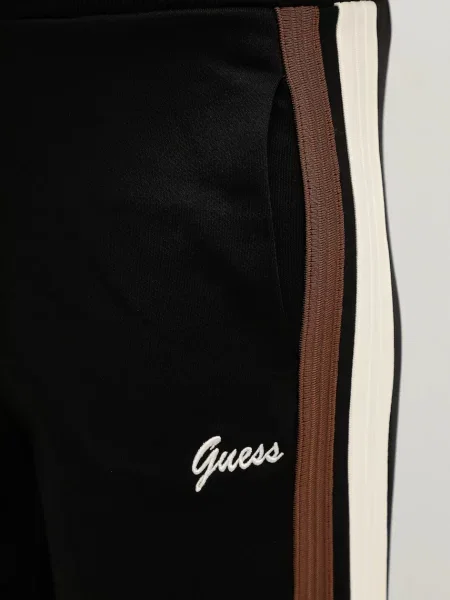 Спортивные штаны Guess с аппликацией черные