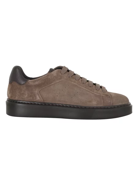 Sneakersy Doucal's brązowe