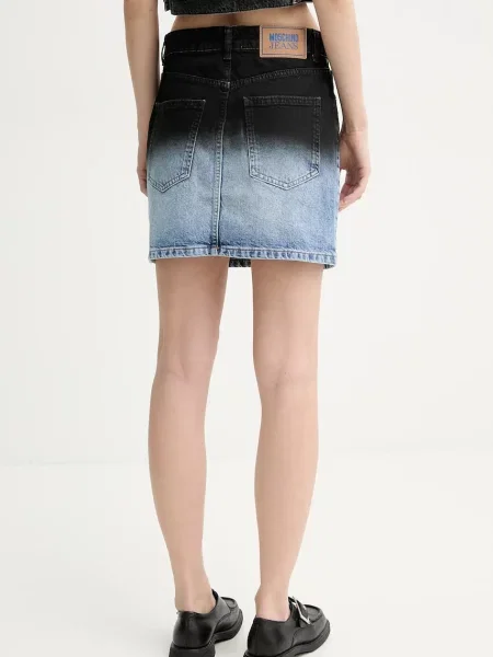 Мини джинсовая юбка Moschino Jeans