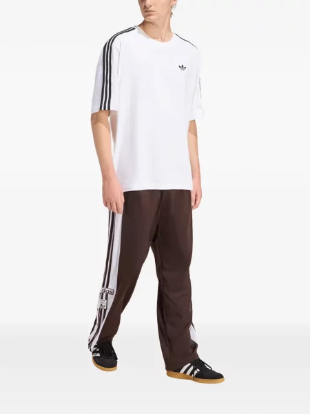 Tricou Adidas alergare cu șireturi din dantelă negru