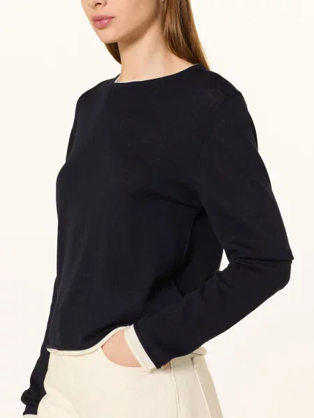 Darling Harbour Sweter blau granatowy