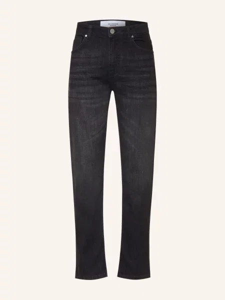 Goldgarn Denim Jeansy Oststadt O Prostym Kroju schwarz