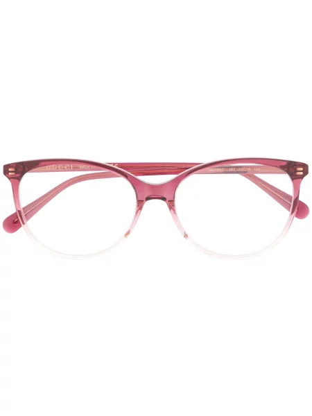 Ochelari de soare ovali Gucci Eyewear roșu