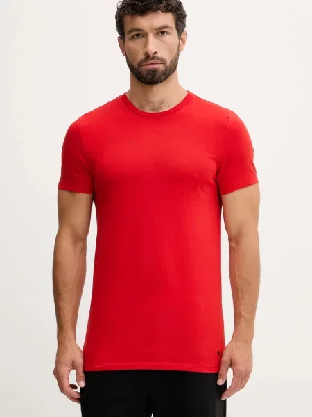 Calvin Klein Underwear homewear majica kratkih rukava za muškarce od pamuka crvena
