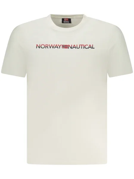 Tricou Norway 1963 scurt alb