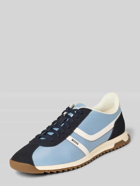 Sneakersy o niskim kroju z detalami z imitacji skóry Model ZAYN_LOWP_NYMI' Boss Orange