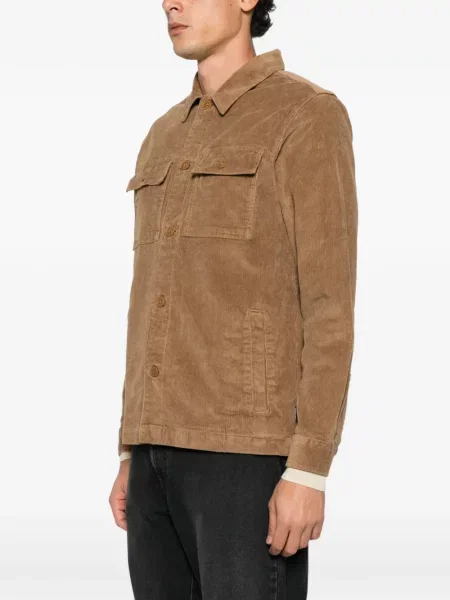 Cămașă Barbour de catifea cord maro