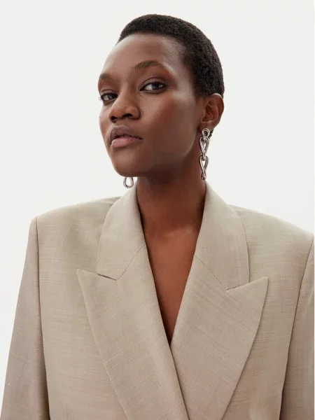 Uhani Patrizia Pepe srebrna