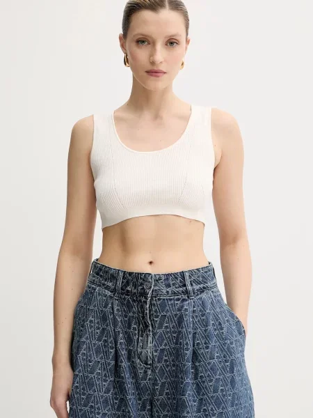 Топ Armani Exchange бежово