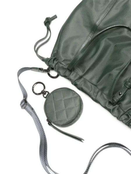 Geantă shopper Mz Wallace cu cordon verde