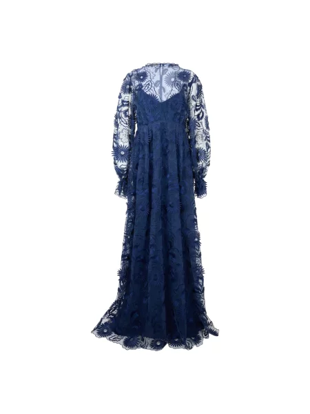 Sukienka Alberta Ferretti niebieska