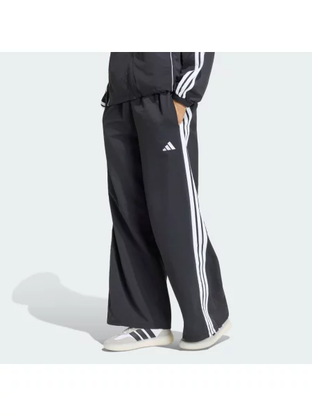 Sportovní kalhoty Iconic Woven Wide Leg with Bunjees bílé