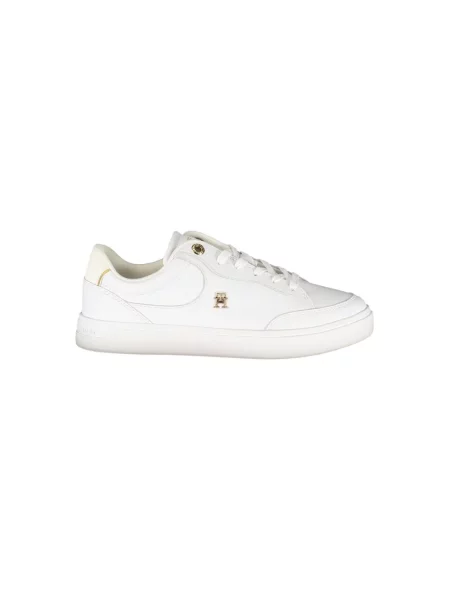Buty Tommy Hilfiger Essential Chic Court czysty żółty 36 biały