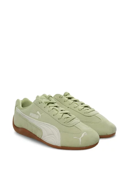 Sneakerși Puma Suede din piele de căprioară verde