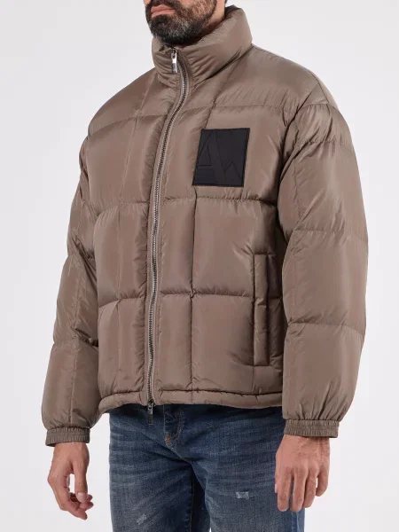 Пуховик Armani Exchange бежевий