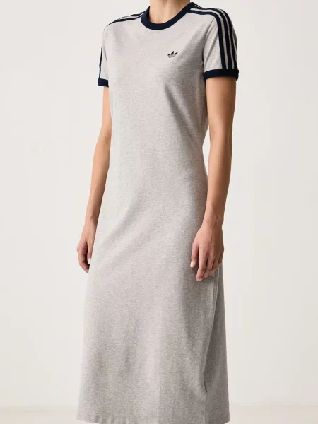 Adidas Originals рокля от с сиво