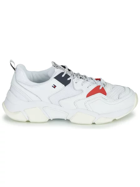 Pantofi Tommy Hilfiger chunky alb