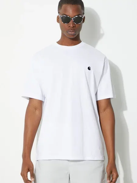 Футболка Carhartt WIP S/S Madison однотонна білий