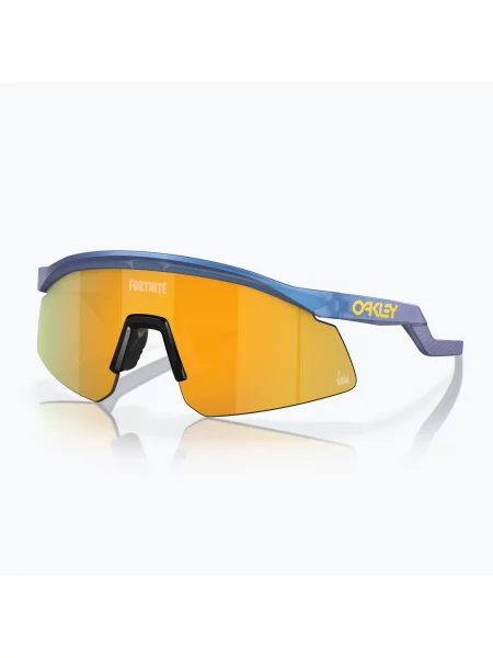 Okulary przeciwsłoneczne Oakley Hydra Fortnite matte cyan blue/clear shift prizm niebieskie