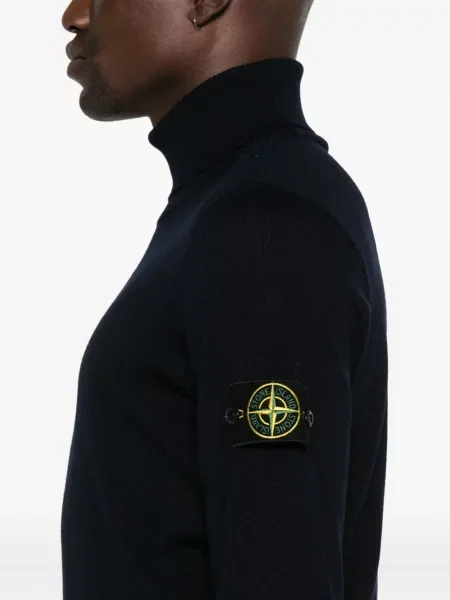 Heláncă Stone Island cu strasuri albastru