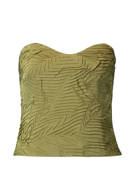 Top Ulla Johnson din satin verde