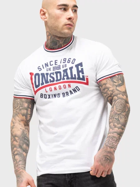 Футболка Lonsdale біла