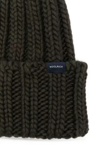 Căciulă Woolrich tricotate chunky gri