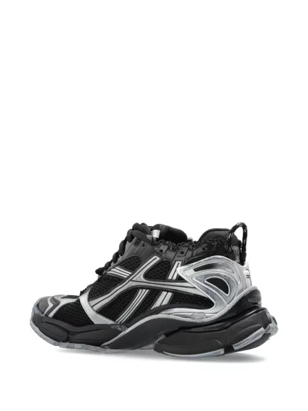 Sneakerși Balenciaga cu șireturi din dantelă negru