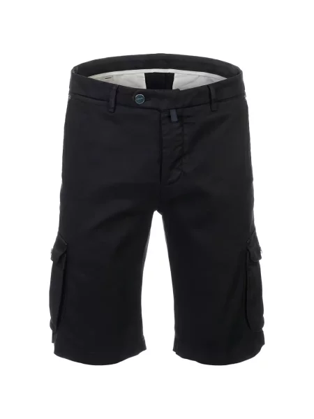 Pantaloni scurți cargo Kiton negru