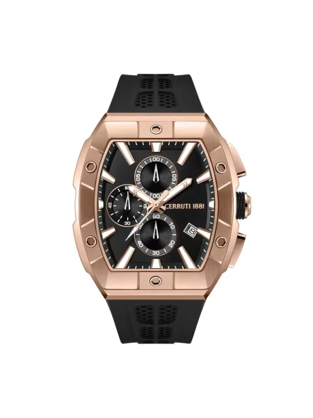 CERRUTI Analogové hodinky Chronograph Macerata' černá