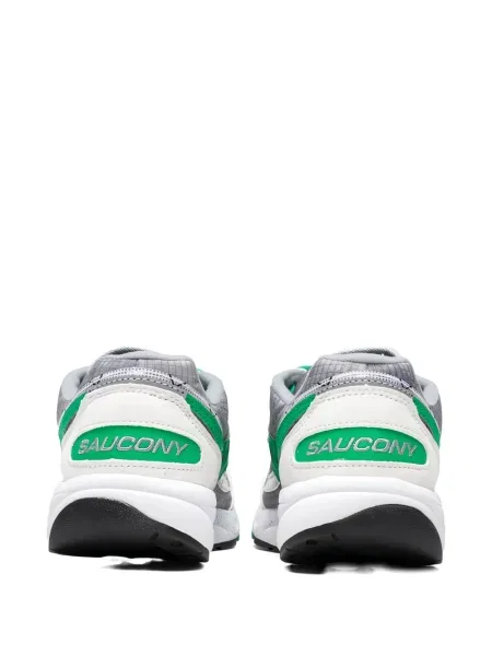 Sneakerși Saucony cu șireturi din dantelă alb