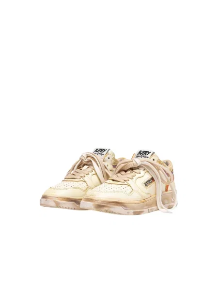 Sneakersy Autry beżowe