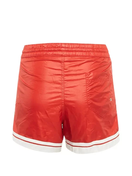 Pantaloni scurți D&g Preowned cu dungi cu cordon roșu